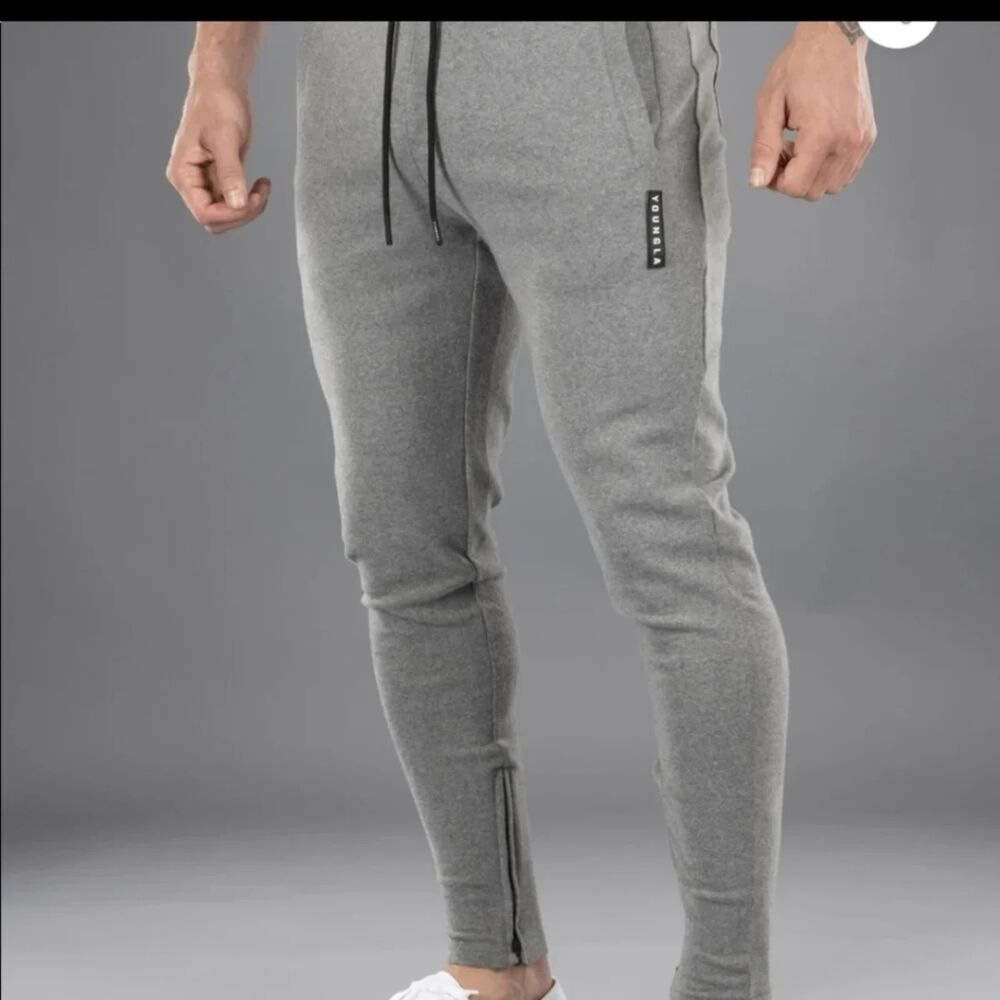 YoungLA Slim Fit Gray Jogger Sweatpants XXL NWT